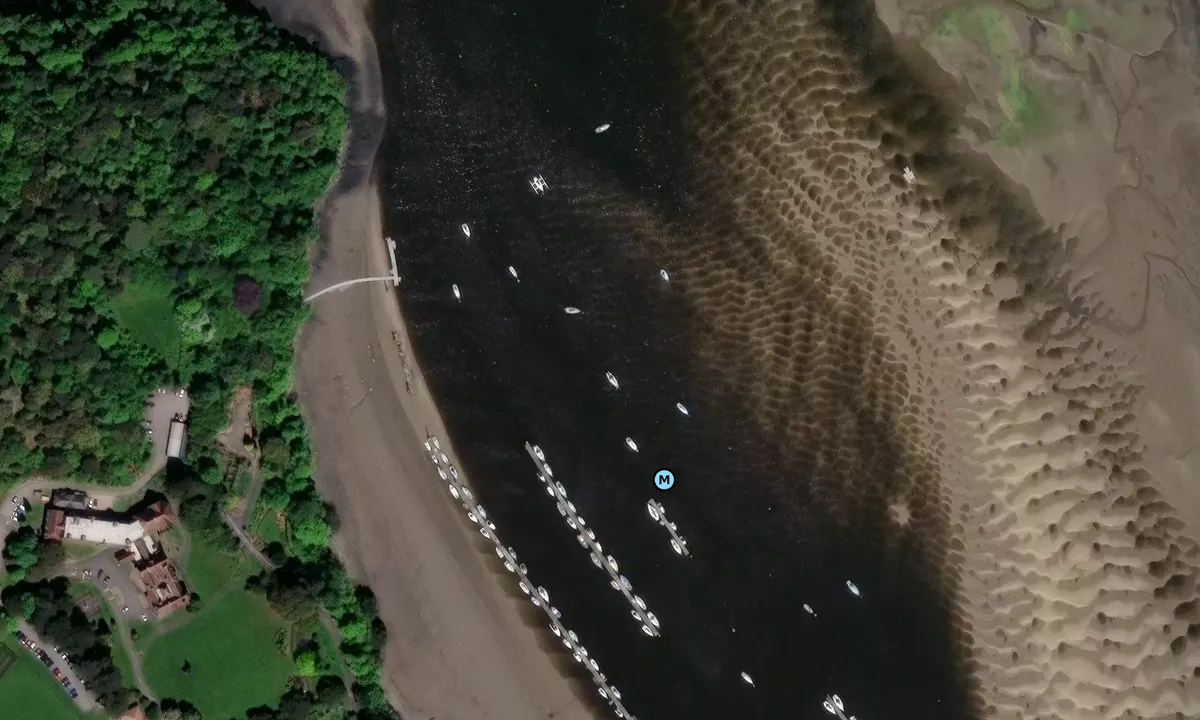 Satelite image of Conwy Harbour