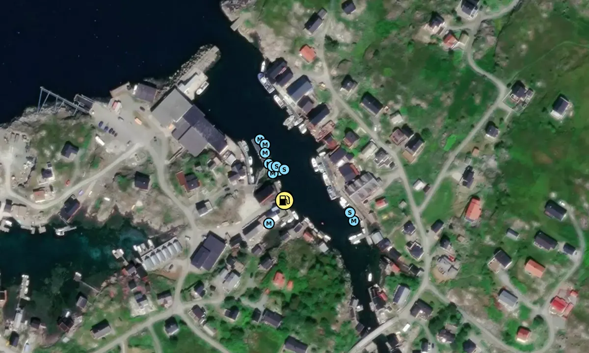 Satelite image of Coop Mausund - Drivstoff