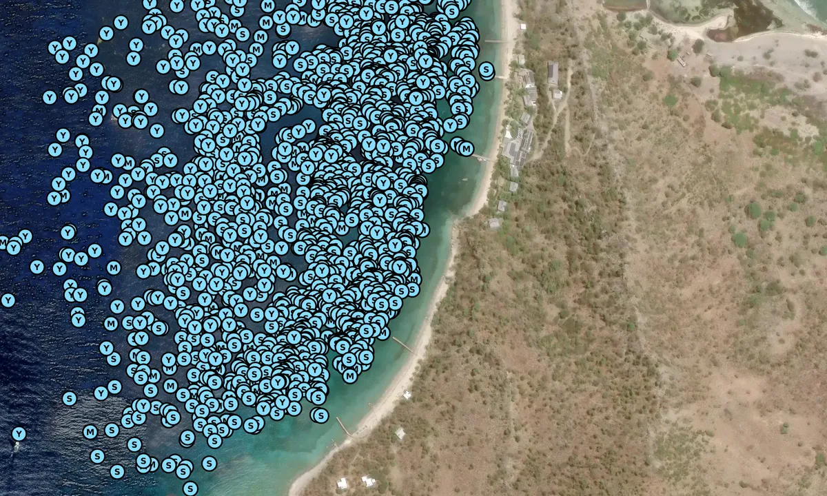 Satelite image of Cooper Island - Other Islands