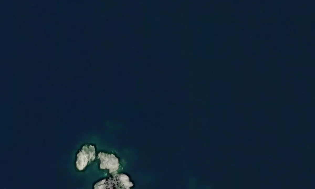 Satelite image of Copeland Islands