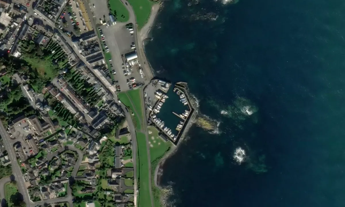Satelite image of Copelands Marina