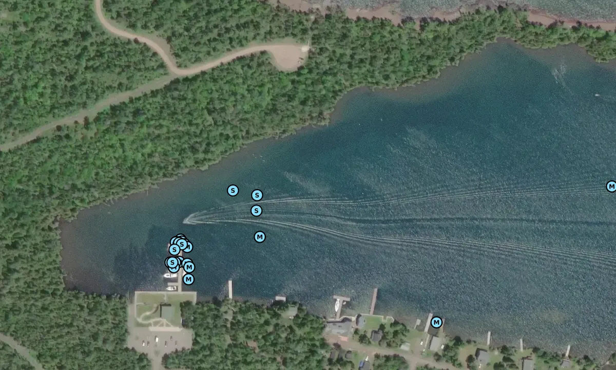 Satelite image of Copper Harbor - 2