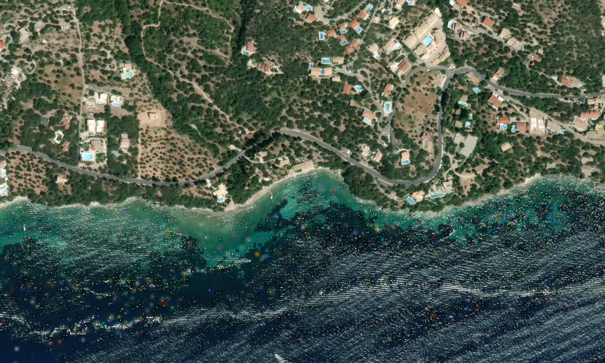 Flyfoto av Corfu