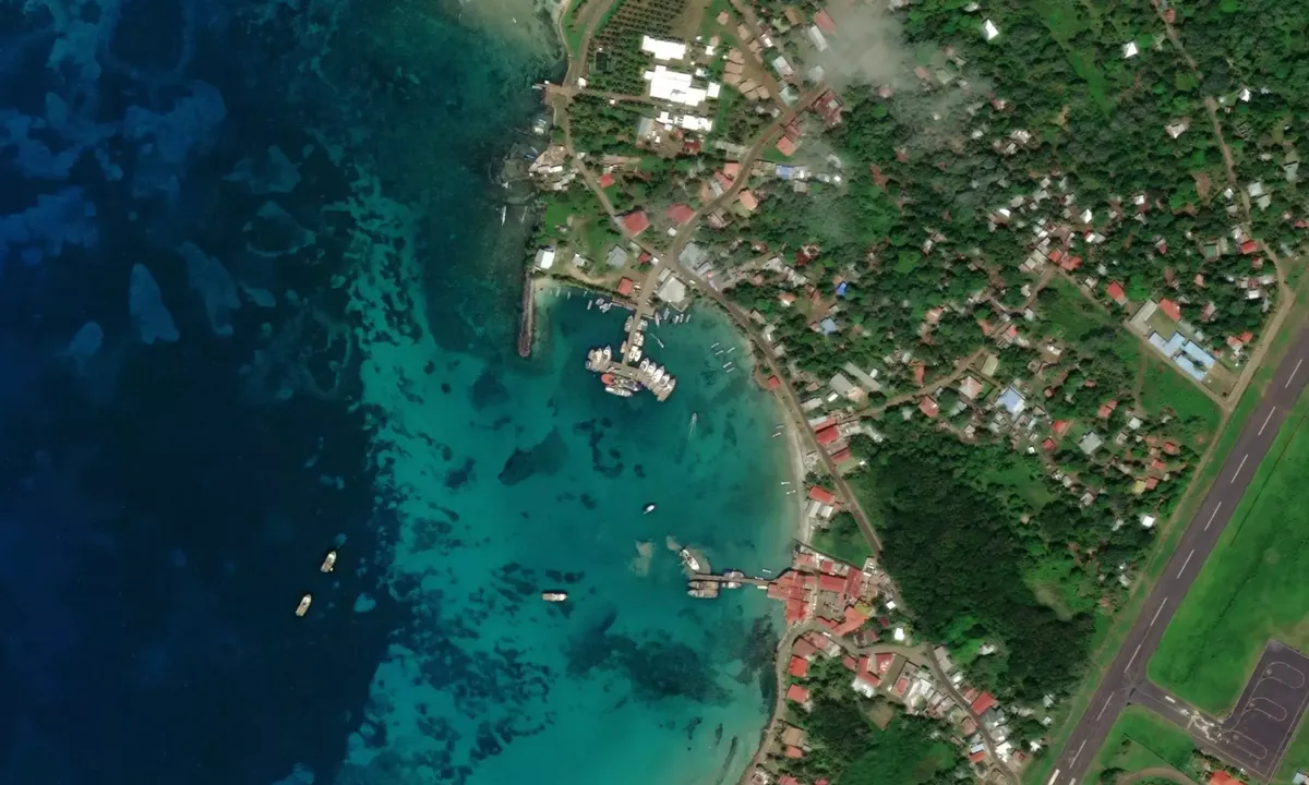 Flyfoto av Corn Island Municipal Dock