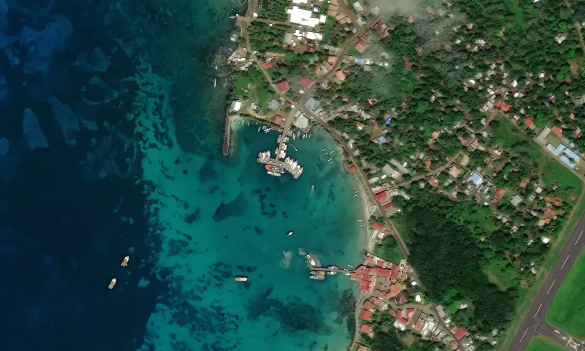 Satelite image of Corn Island Municipal Dock