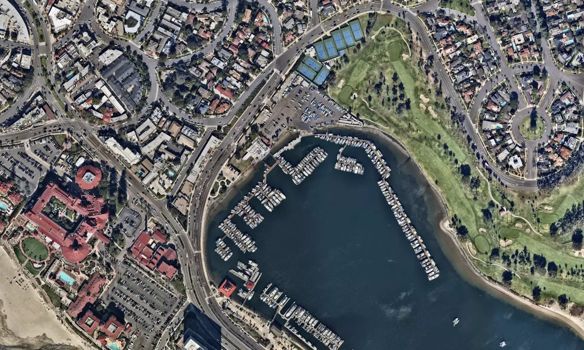 Flyfoto av Coronado Yacht Club - San Diego