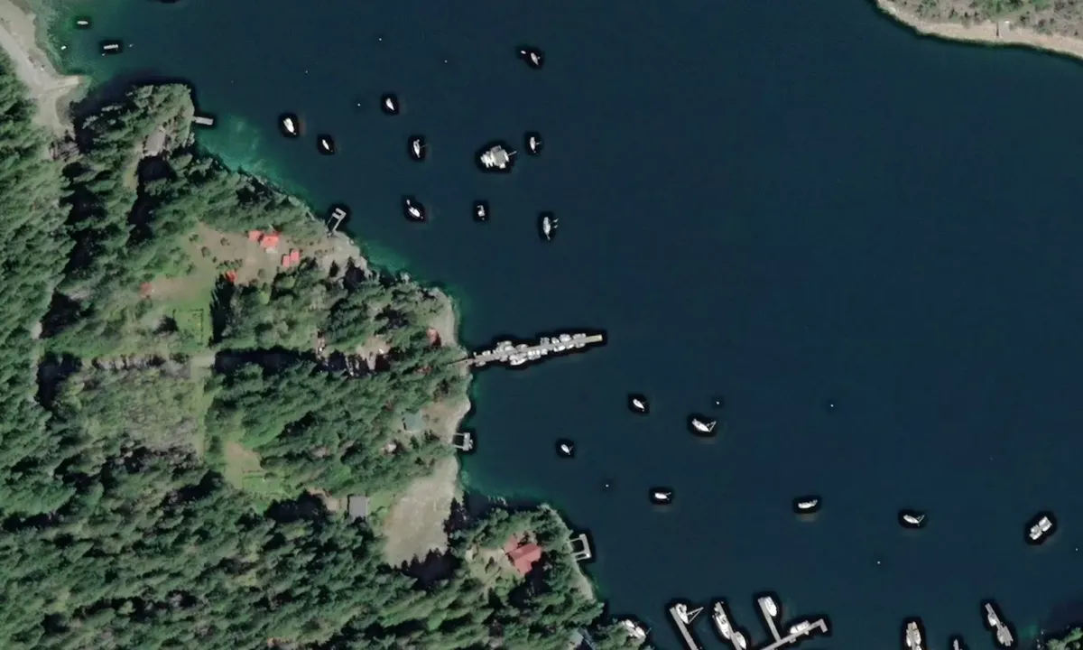 Flyfoto av Cortes Bay Government Dock