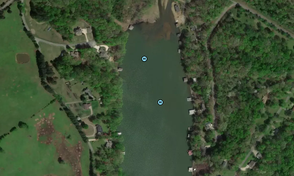 Satelite image of Cove Hideout