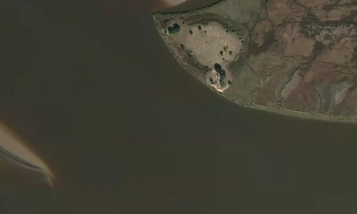 Flyfoto av Cow Island 2