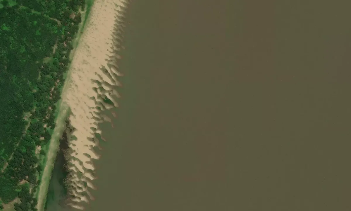 Satelite image of Cowpen Point