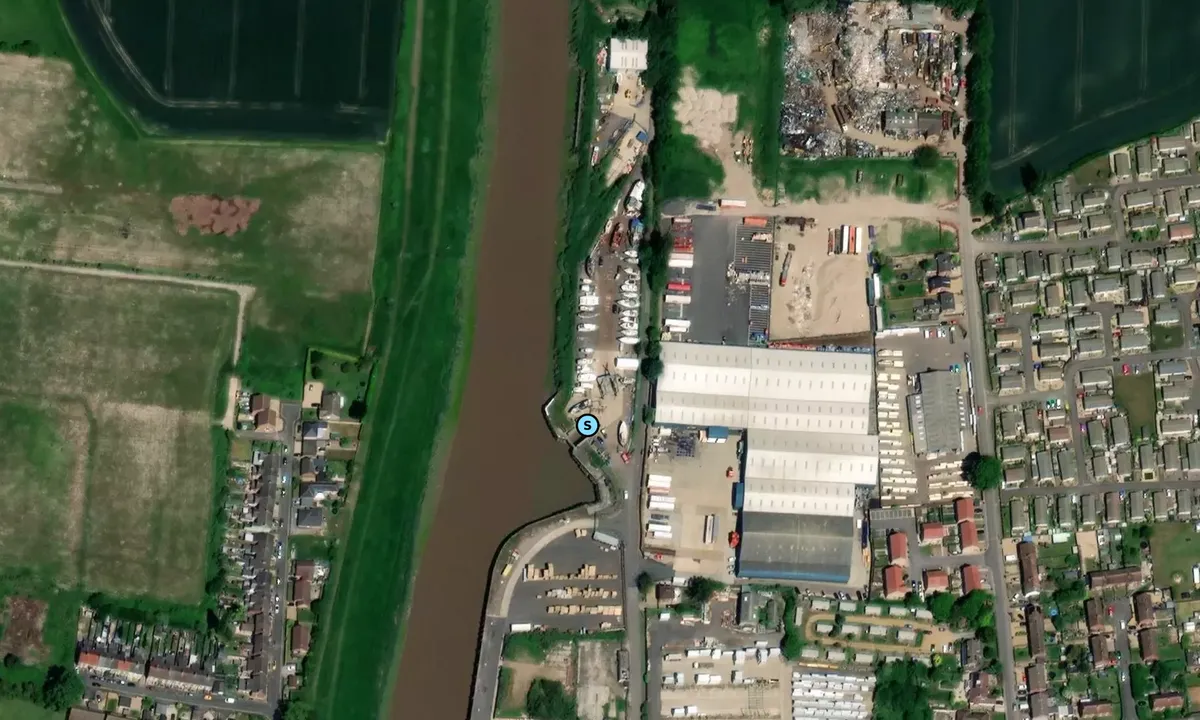 Satelite image of Crab Marsh Boat Yard