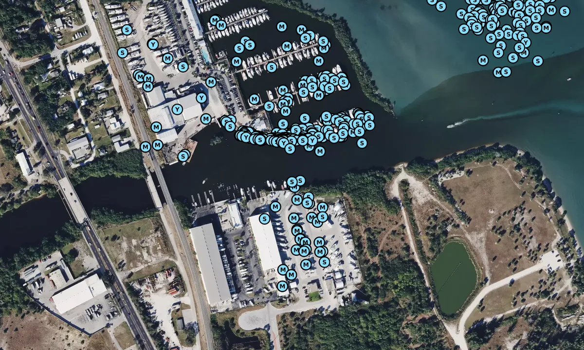 Satelite image of Cracker Boy Boat Works - Fort Pierce