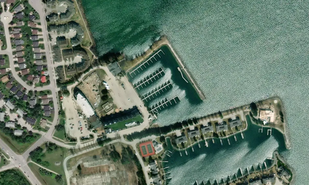 Satelite image of Cranberry Yacht Club
