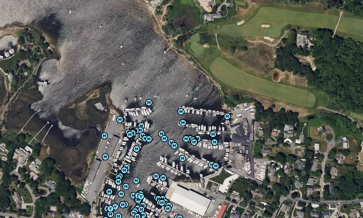 Satelite image of Crosby Yacht Yard