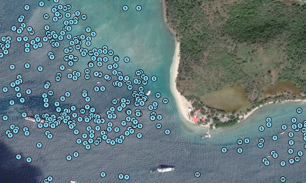 Satelite image of Cruiser's Anchorage
