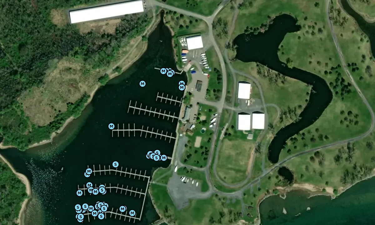 Satelite image of Crysler Park Marina