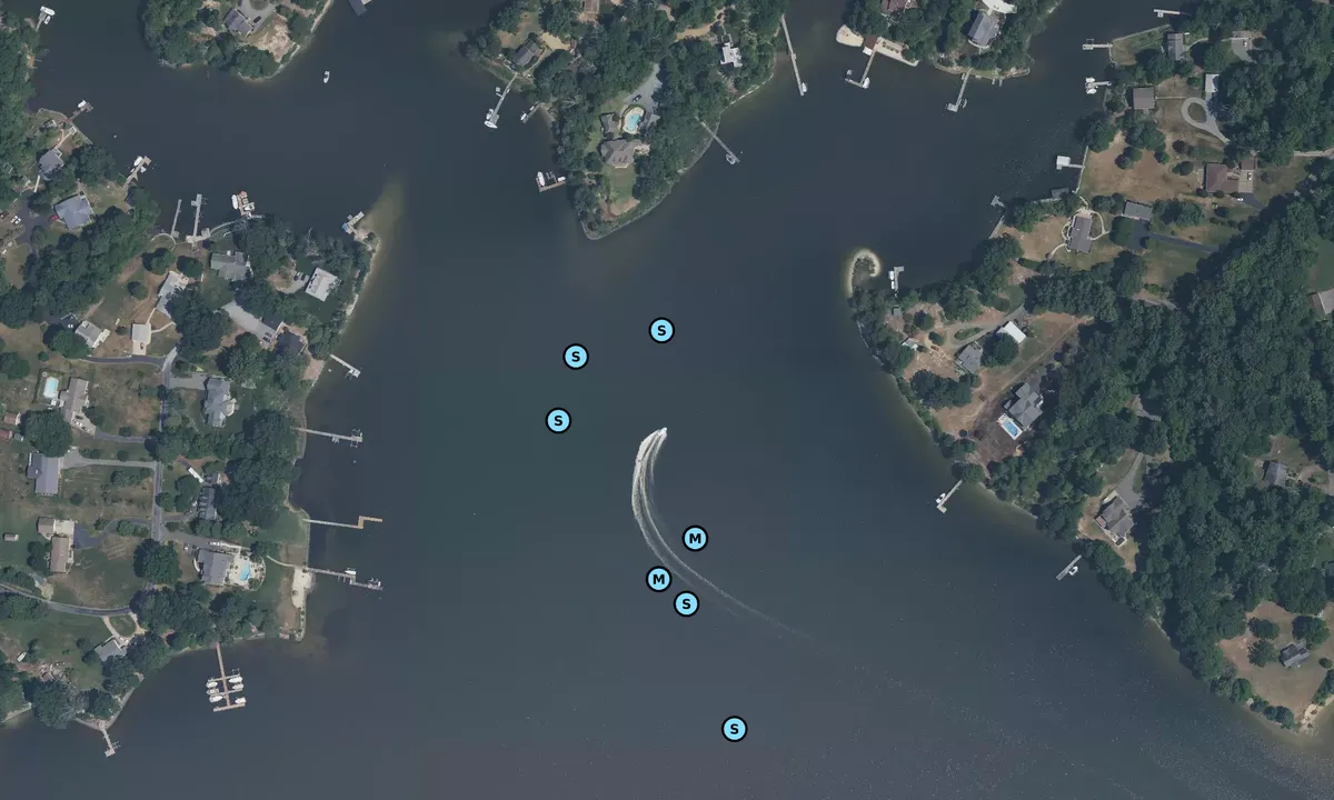 Satelite image of Cuckold Creek