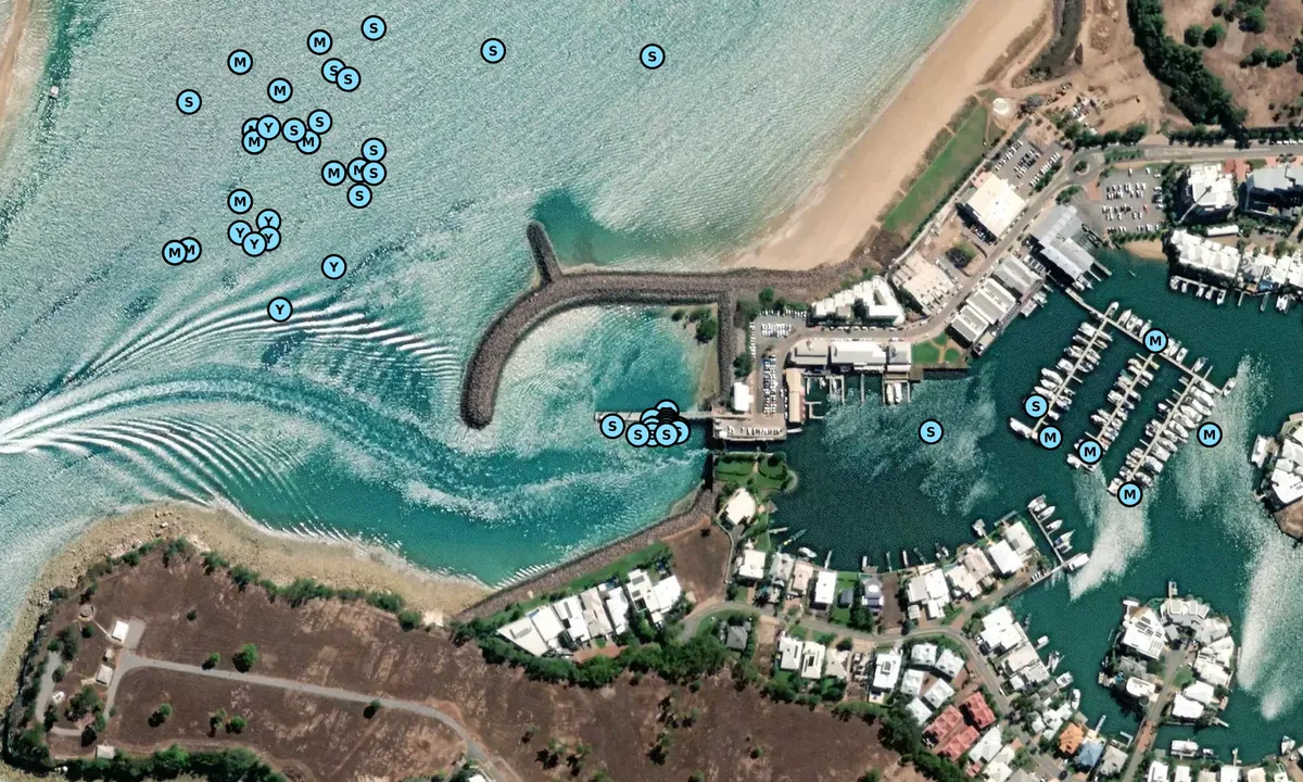 Satelite image of Cullen Bay Marina - Northern Territory