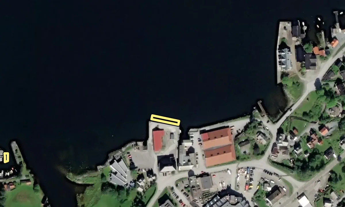 Satelite image of D/S Ekspedisjonen Gjestebryggje