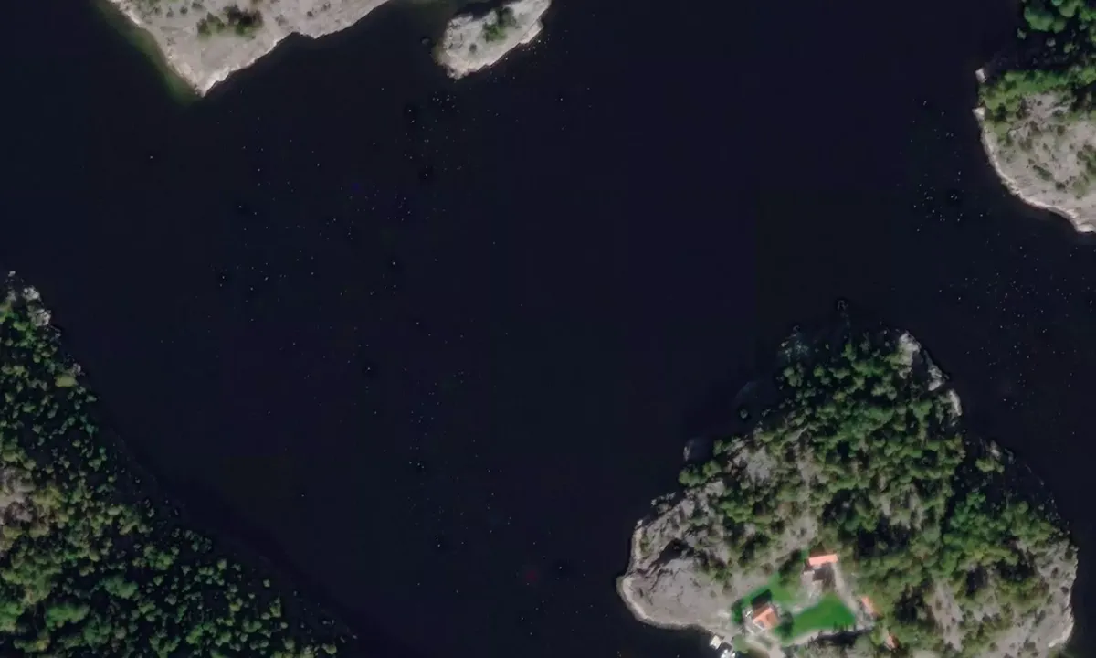 Flyfoto av Daftö-Valö Øst