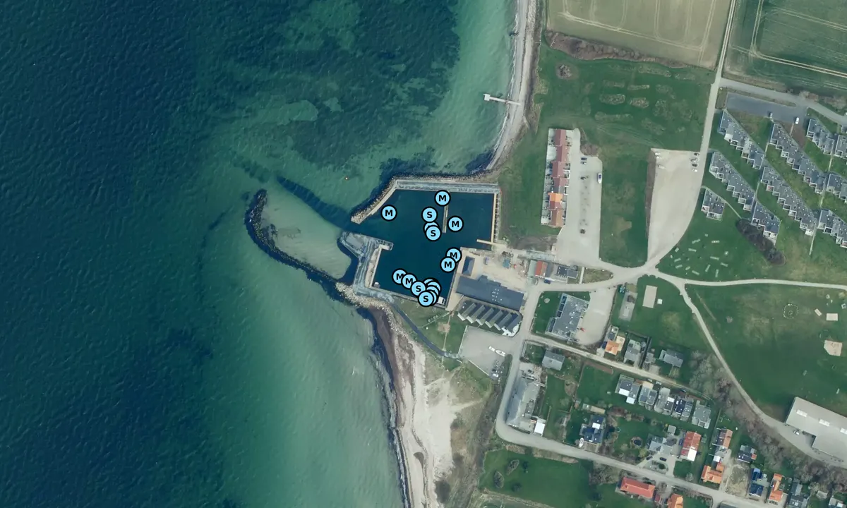 Satelite image of Dageløkke Havn