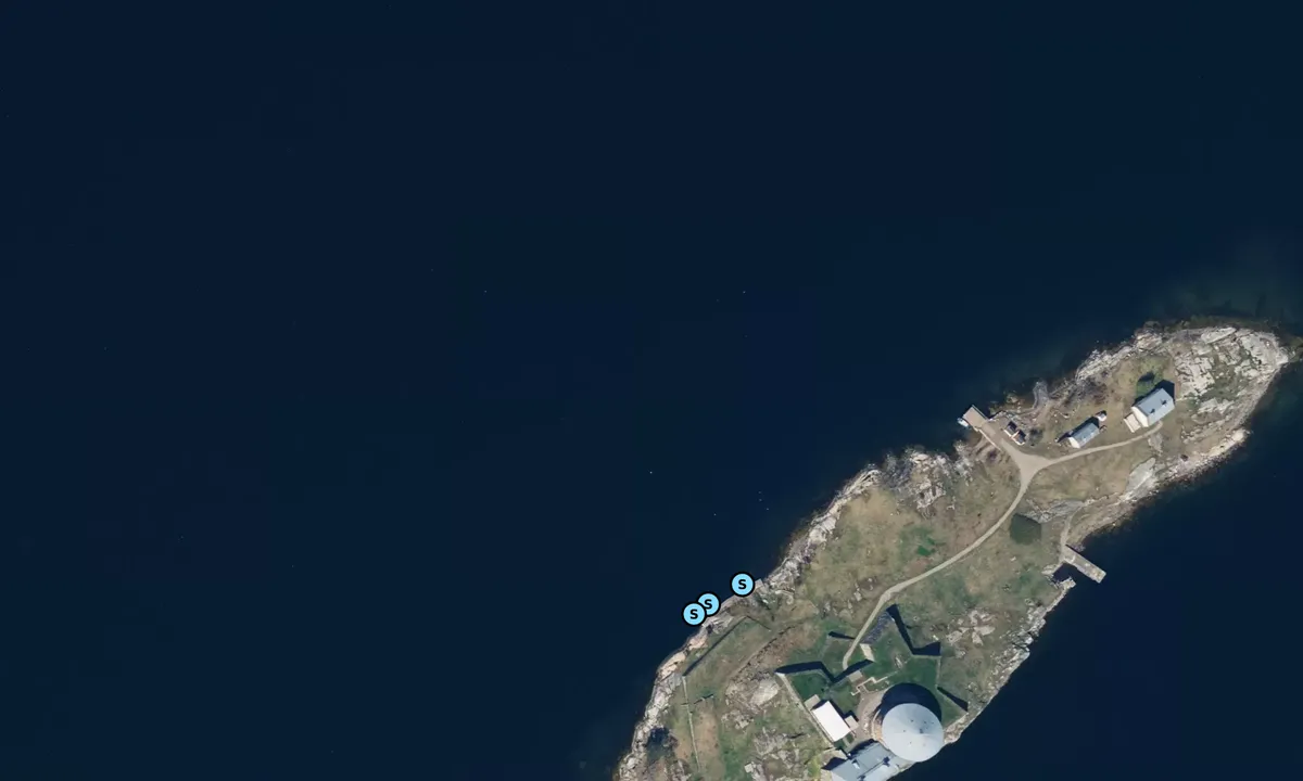 Satelite image of Dalarö Skans