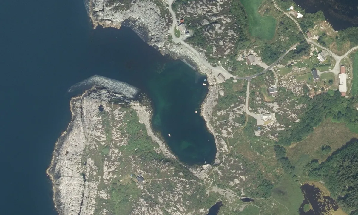 Flyfoto av Dalhavnen