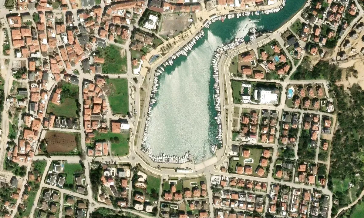Satelite image of Dalyan Yat Limanı