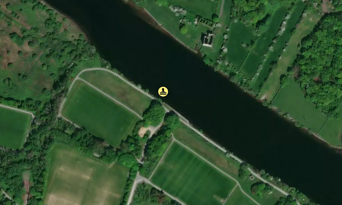 Satelite image of Dangan sportsgrounds quay