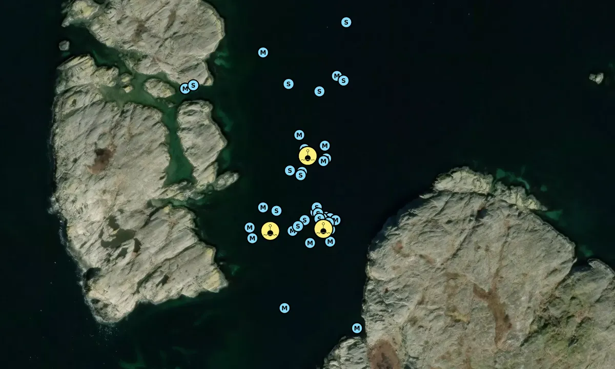 Satelite image of Danholmen - SXK Västkust bouy