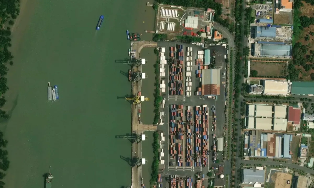 Satelite image of Dao Kim Cuong