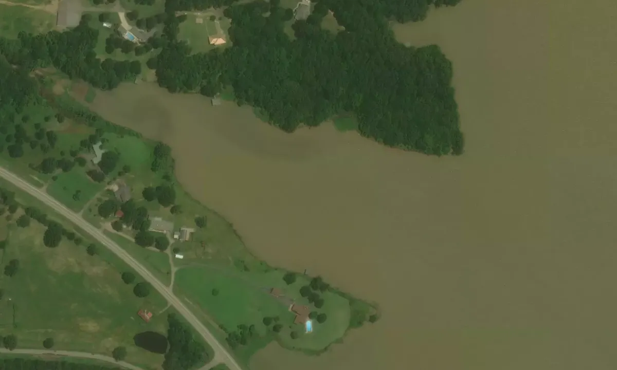 Satelite image of Dardanelle State Park