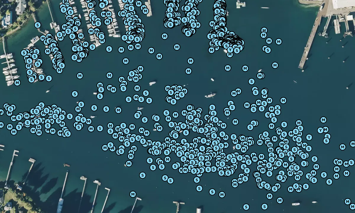 Satelite image of Dave Ullin Open Water Marina
