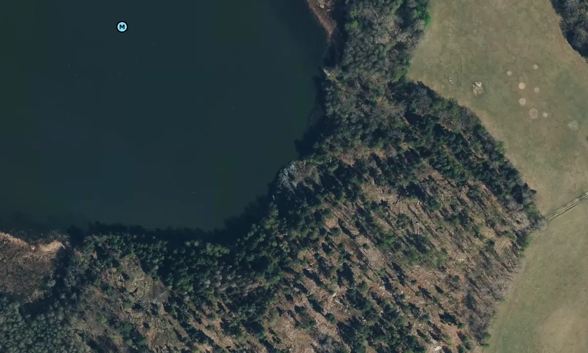 Satelite image of Dävensö - vrakviken