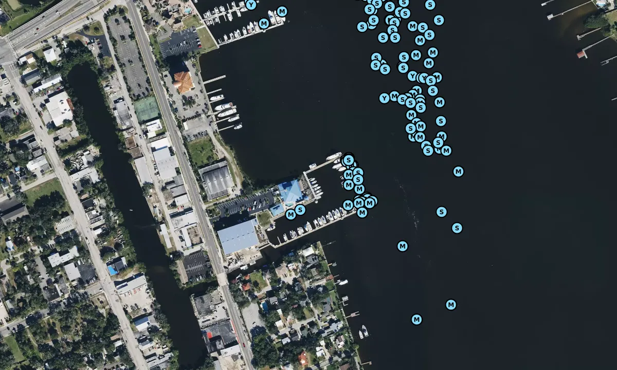 Satelite image of Daytona Beach Marina - Volusia