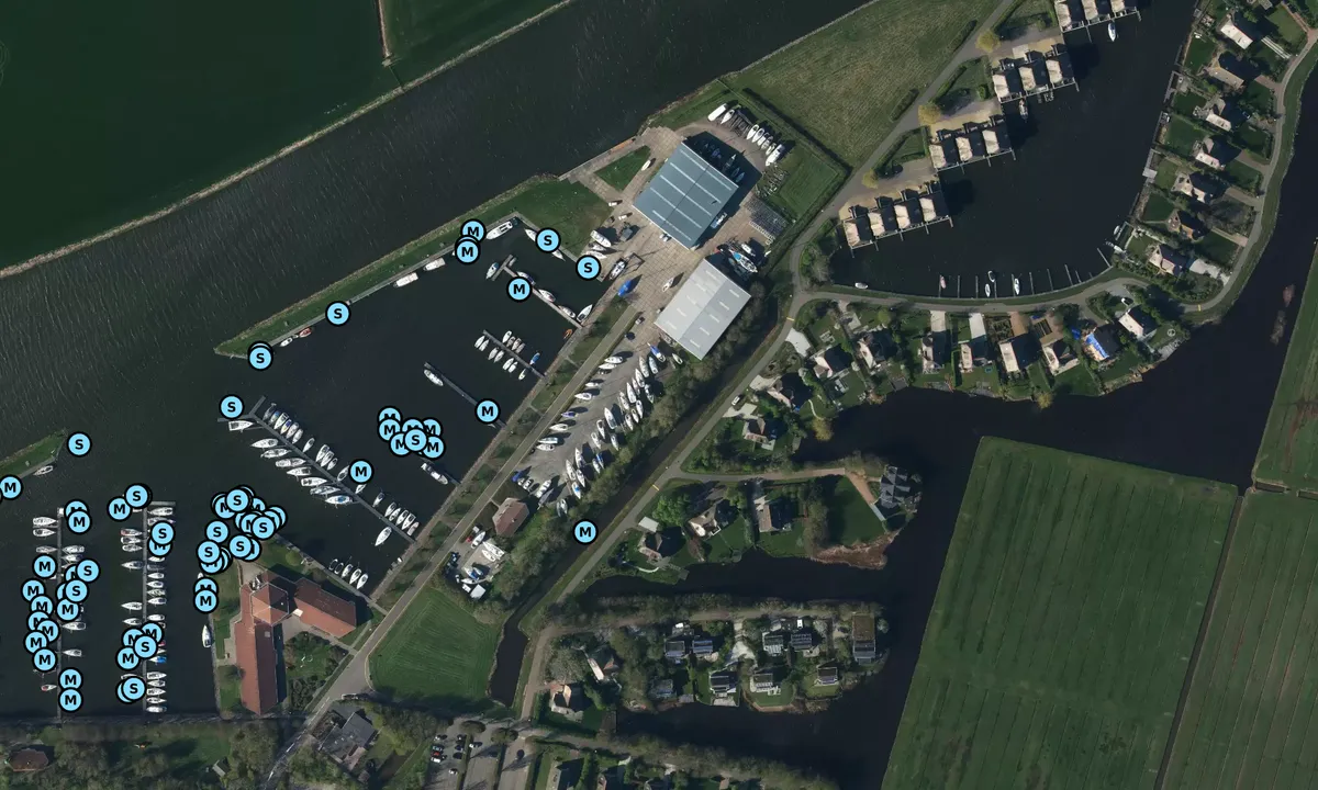 Satelite image of De Roggerbroek Yacht Harbour