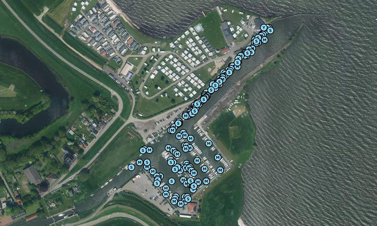Satelite image of De Zeevang Yacht Harbour