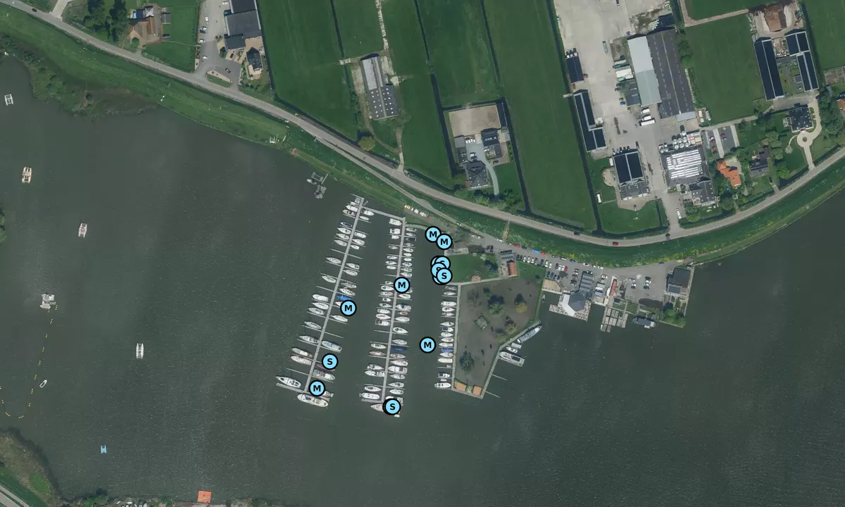 Satelite image of De Zeilhoek Yacht Harbour