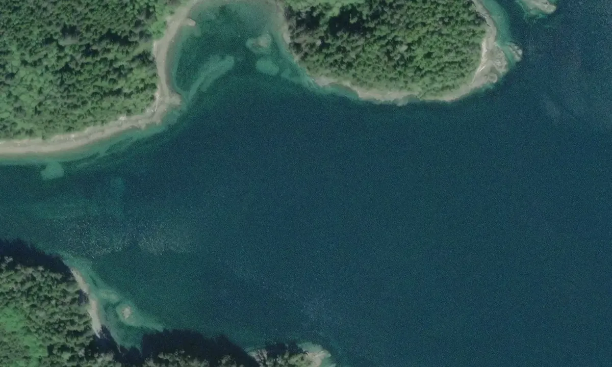 Satelite image of Dead Point Cove