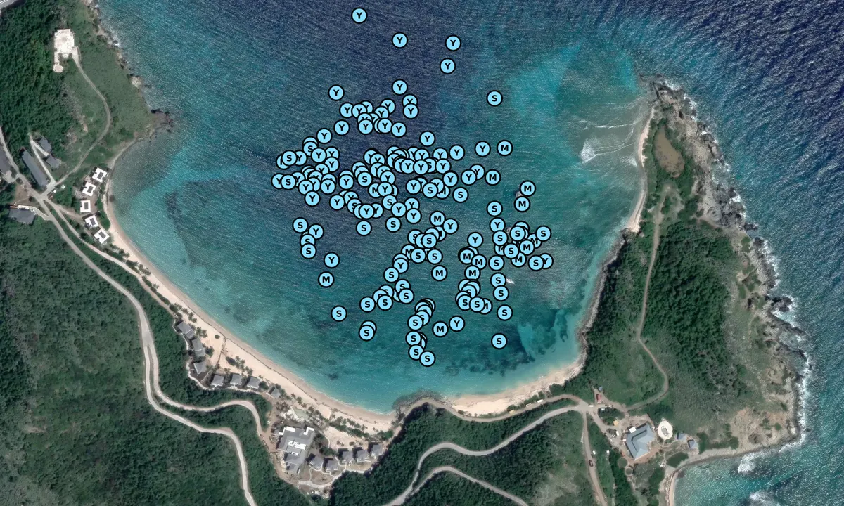 Satelite image of Deadman Bay - Other Islands