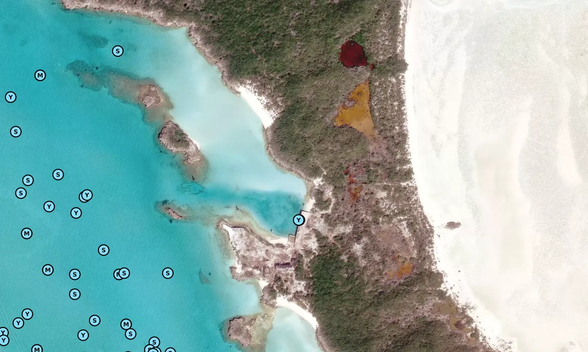 Satelite image of DECCA Station soon to be Osprey Marina