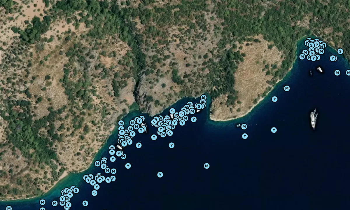 Satelite image of deep bay north
