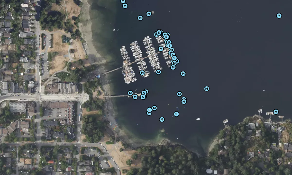 Satelite image of Deep Cove Public Dock