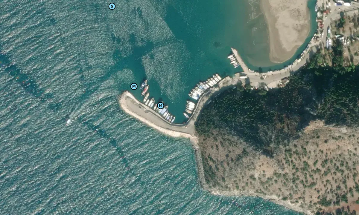 Satelite image of Demre Yatlimani