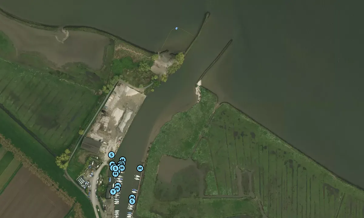 Satelite image of Den Bommel Yacht Harbour