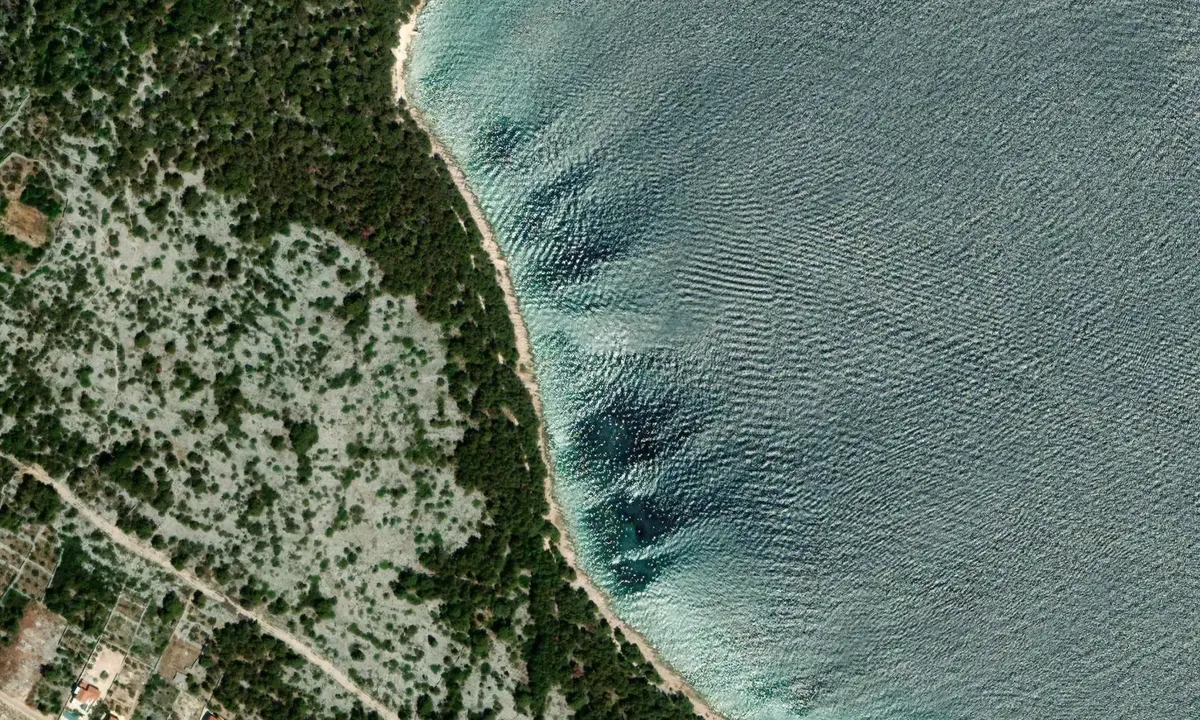 Satelite image of Deptak Jezera - Tisno