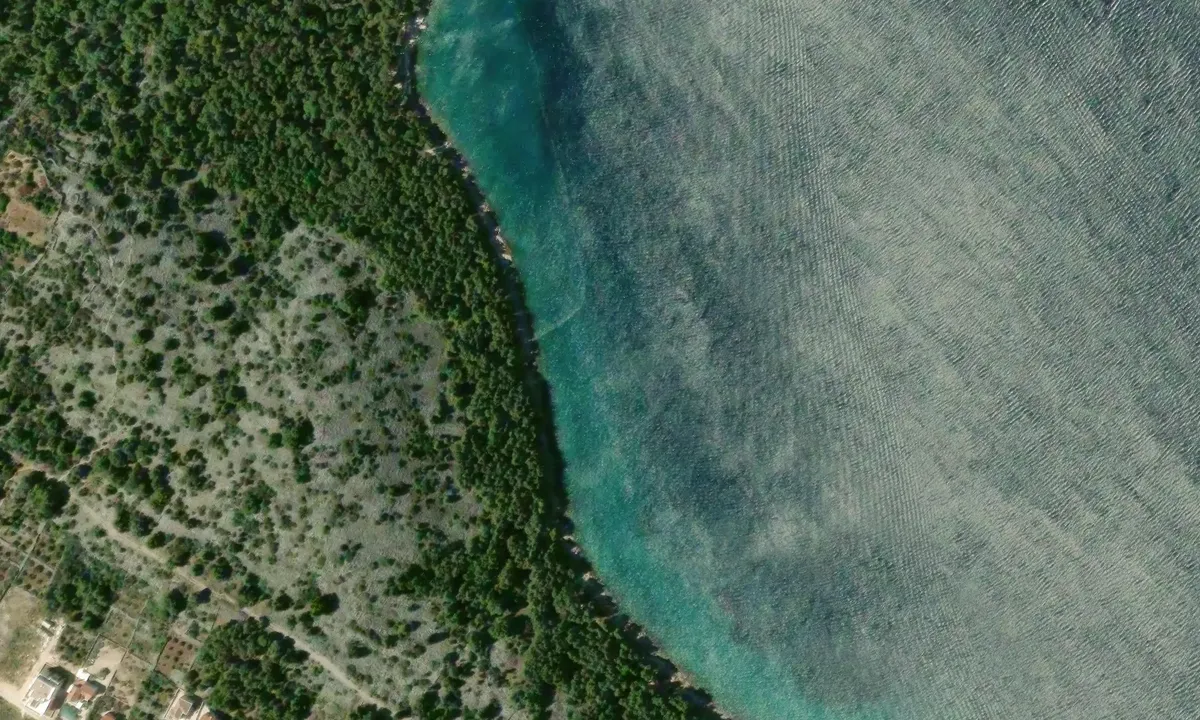 Satelite image of Deptak Jezera - Tisno