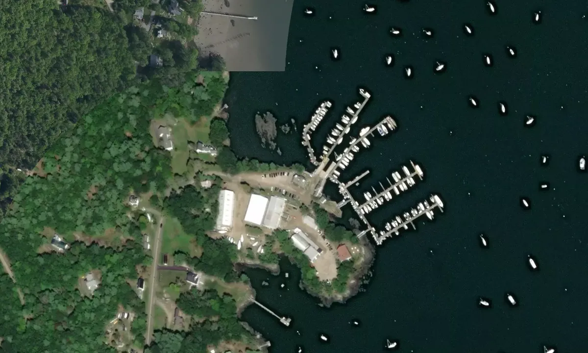 Satelite image of derecktor marina osprey restaurant