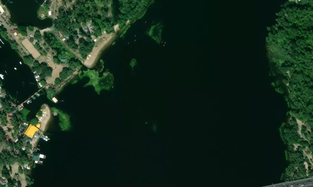 Satelite image of Desenka (Chortoryi) River
