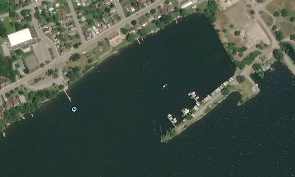 Satelite image of Deseronto Centenial Park